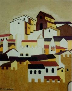 Peinture de Patricia CAMBON: Arezzo