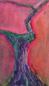 Oeuvre de Mireille Barrelle: arbre