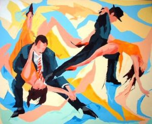 Peinture de Jean-Luc LOPEZ: Tango 3