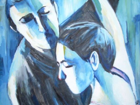 tango tango - Peinture - Seb M