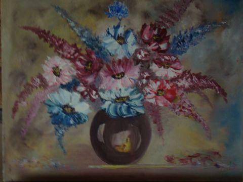 L'artiste Francoise Caput - bouquets champetre