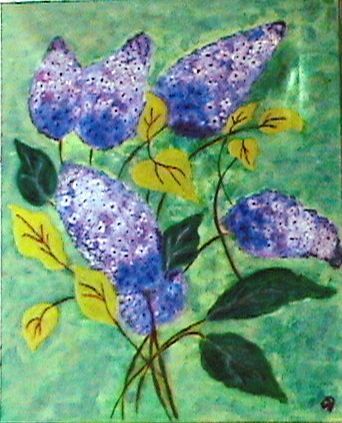 les lilas - Peinture - dess1160