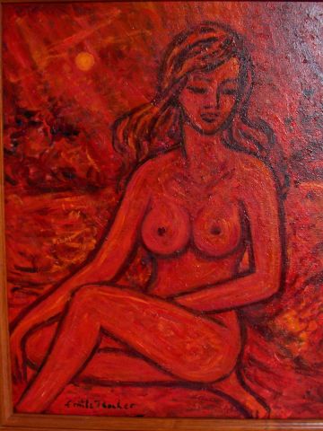 L'artiste EMILE ROCHER - Periode Rouge Nu L'artiste EMILE ROCHER - Periode Rouge Nu