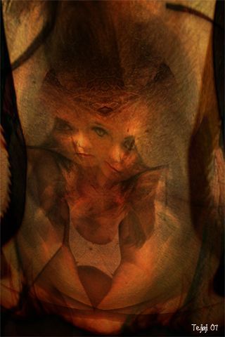 Autoportrait approximatif en sirene bicephale - Art numerique - Tejiaji Autoportrait approximatif en sirene bicephale - Art numerique - Tejiaji