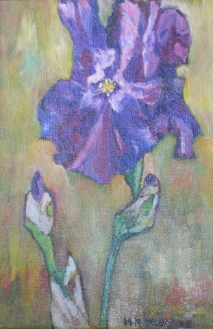 Iris - Peinture - MA CHABANNE