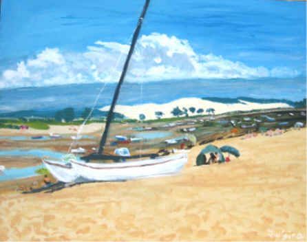 L'artiste Luigina - dune du pila