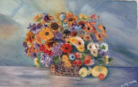 Composition florale - Peinture - Lucki