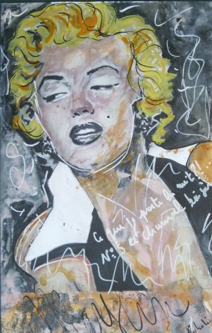 L'artiste Florence Bachelier - Qui a tue Marilyn 
