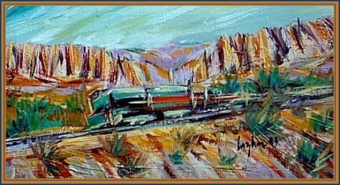 L'artiste lazhar - La Locomotive du Sud