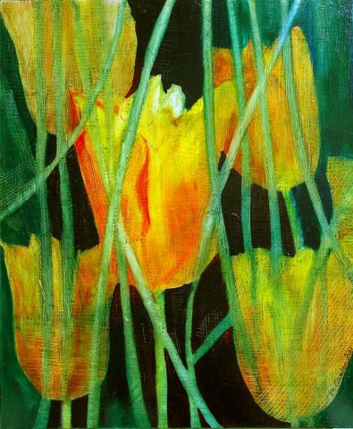 L'artiste Patricia CAMBON - Tulipes