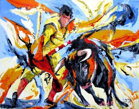 L'artiste Jean-Luc LOPEZ - Passe de corrida