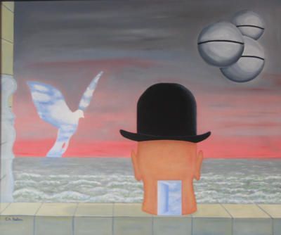 L'artiste CBETTON - Hommage a Magritte