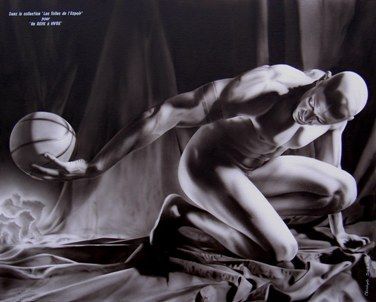 Bruno COQUERANT Champion de monde rebondeur basket - Peinture - christophe durand Bruno COQUERANT Champion de monde rebondeur basket - Peinture - christophe durand