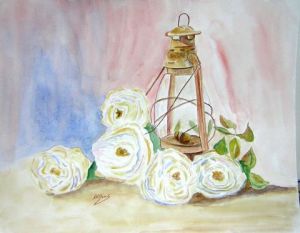 Voir cette oeuvre de arcencieldeMarie: roses a la lanterne