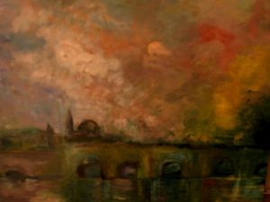 Voir cette oeuvre de AKIA: vue du pont de Blois