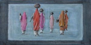 Voir cette oeuvre de valerie chretien: danse de saris