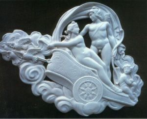 Sculpture de Davide Zaffaroni: Elena e Paride