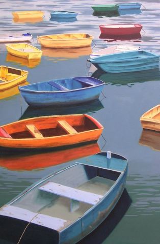 Barques concarnoises - Peinture - JessC