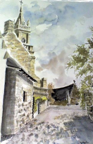 village breton - Peinture - karpov