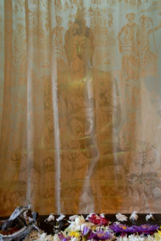 L'artiste oliwood - Transparence  temple de la dent a Kandy