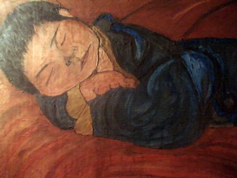 enfant paolo - Peinture - mazuera enfant paolo - Peinture - mazuera