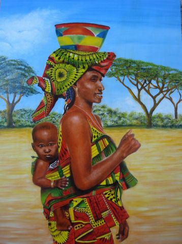 vers le marche - Peinture - jean-marie arbonnier vers le marche - Peinture - jean-marie arbonnier