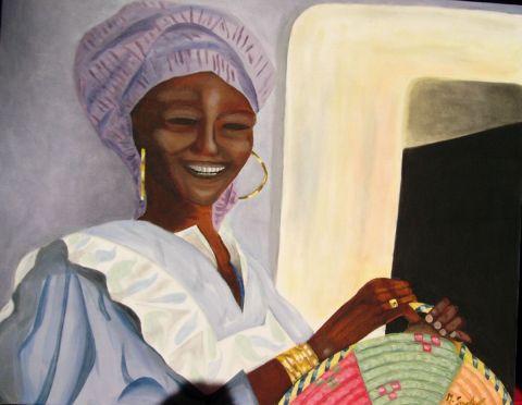La Nubienne - Peinture - Le nouveau peintre