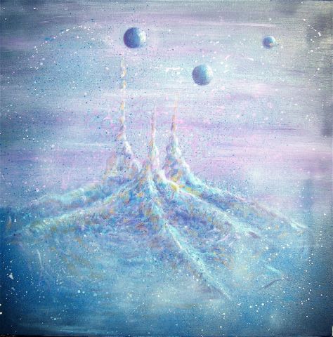 Reverie Astrale - Peinture - Sonian
