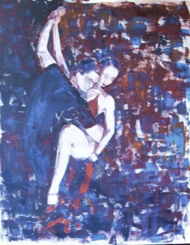 L'artiste Anne Van der Haegen - Mon prof de tango 