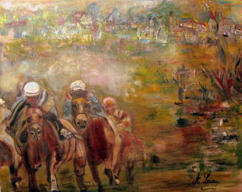 L'artiste annielasry - Course de chevaux