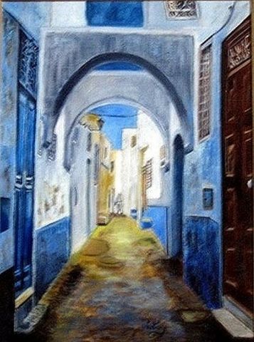 L'artiste annielasry - Une rue de Tunisie