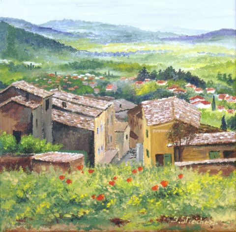 Maisons a Greoux les Bains - Peinture - streichert-hoffart Maisons a Greoux les Bains - Peinture - streichert-hoffart