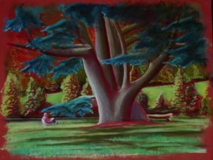 Voir cette oeuvre de Philippe Guillemard: cedre au parc