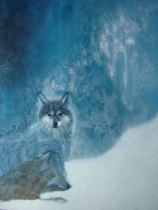 Voir cette oeuvre de Marie-Anne DECELLE: les loups