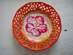 Artisanat de olby: hibiscus