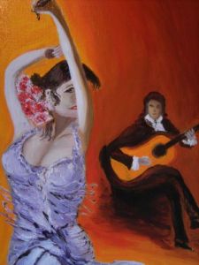 Voir cette oeuvre de Peregrino: danseuse de Flamenco