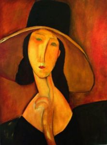Voir le détail de cette oeuvre: Jeanne Hebuterne Modigliani