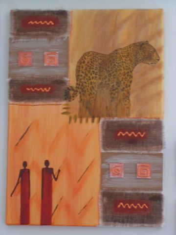 africain - Peinture - matou49