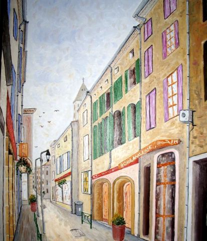 Rue Dame de Poitier - Peinture - Florent MUR