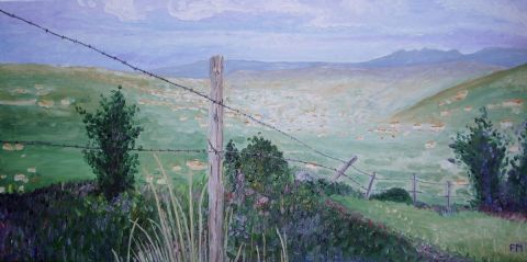 Vue d'Alissas - Peinture - Florent MUR Vue d'Alissas - Peinture - Florent MUR