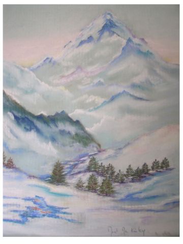 hiver - Peinture - mc mauffrey