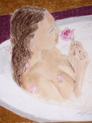 L'artiste framich - bain a la rose