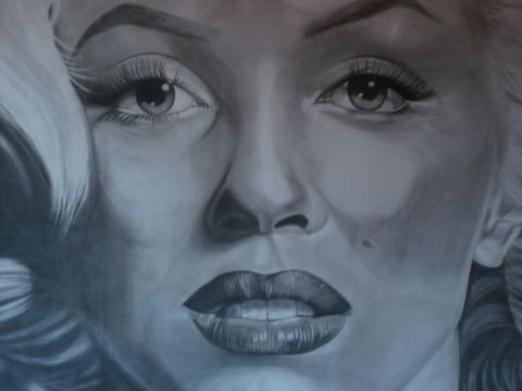 Marilyn Monroe - Dessin - sand' Marilyn Monroe - Dessin - sand'