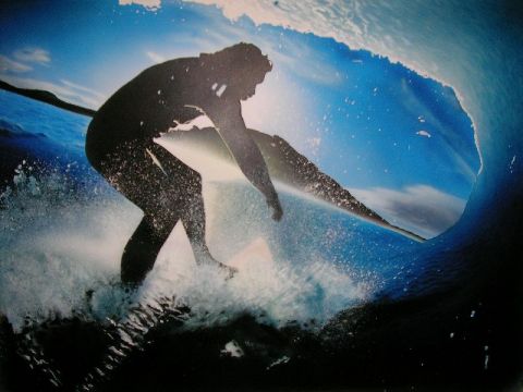 L'artiste julien labarre - surfer