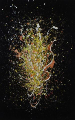 l'explosion de la memoire 02 36-22cm - Peinture - Leila Ameddah 