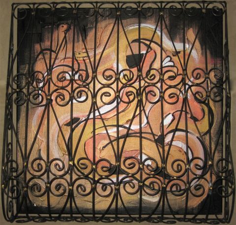 Fenetre sur Touareg - Peinture - Sonian Fenetre sur Touareg - Peinture - Sonian