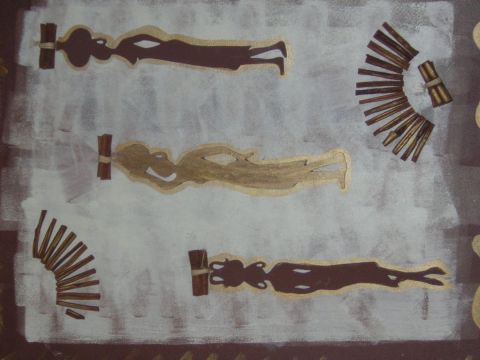 Africa - Peinture - escargot