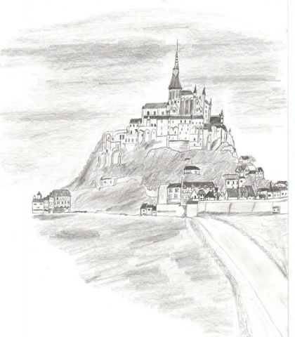 L'artiste canou - Mont Saint Michel