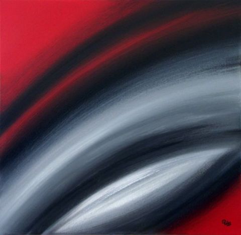Abstrait sur Rouge 01 - Peinture - POLO