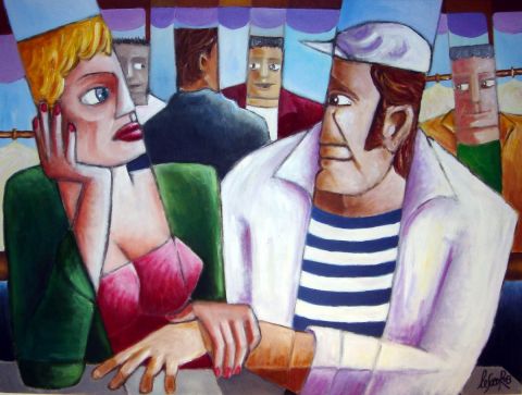 L'artiste Gerard Lesoeur - COUPLE(exclusivité galerie LEVY 83570 COTIGNAC) L'artiste Gerard Lesoeur - COUPLE(exclusivité galerie LEVY 83570 COTIGNAC)